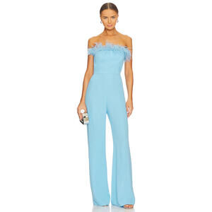 Amanda Uprichard x REVOLVE Amiah Jumpsuit in pacific blue size XS $273 msrp